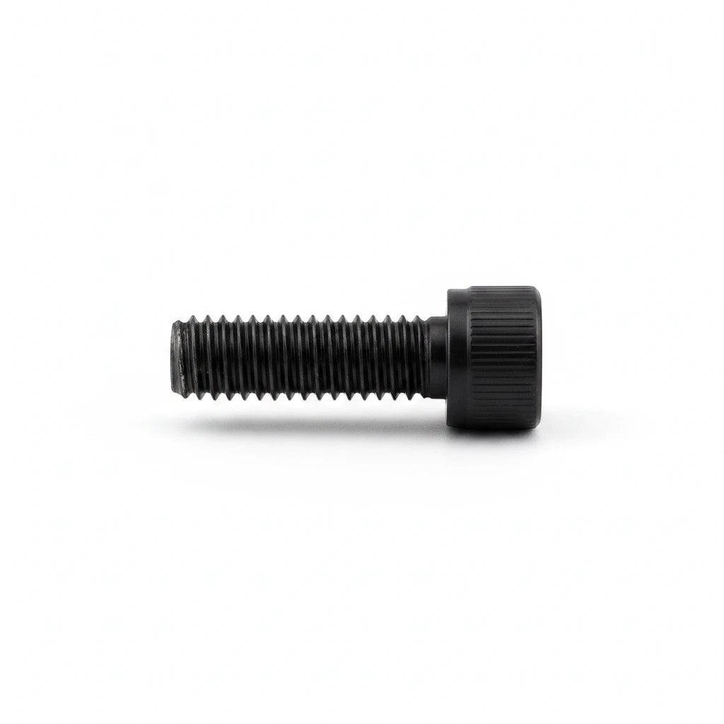DIY AUTOMATIONS M4x25 black alloy steel socket head cap screw with knurled head for industrial mechanical assemblies