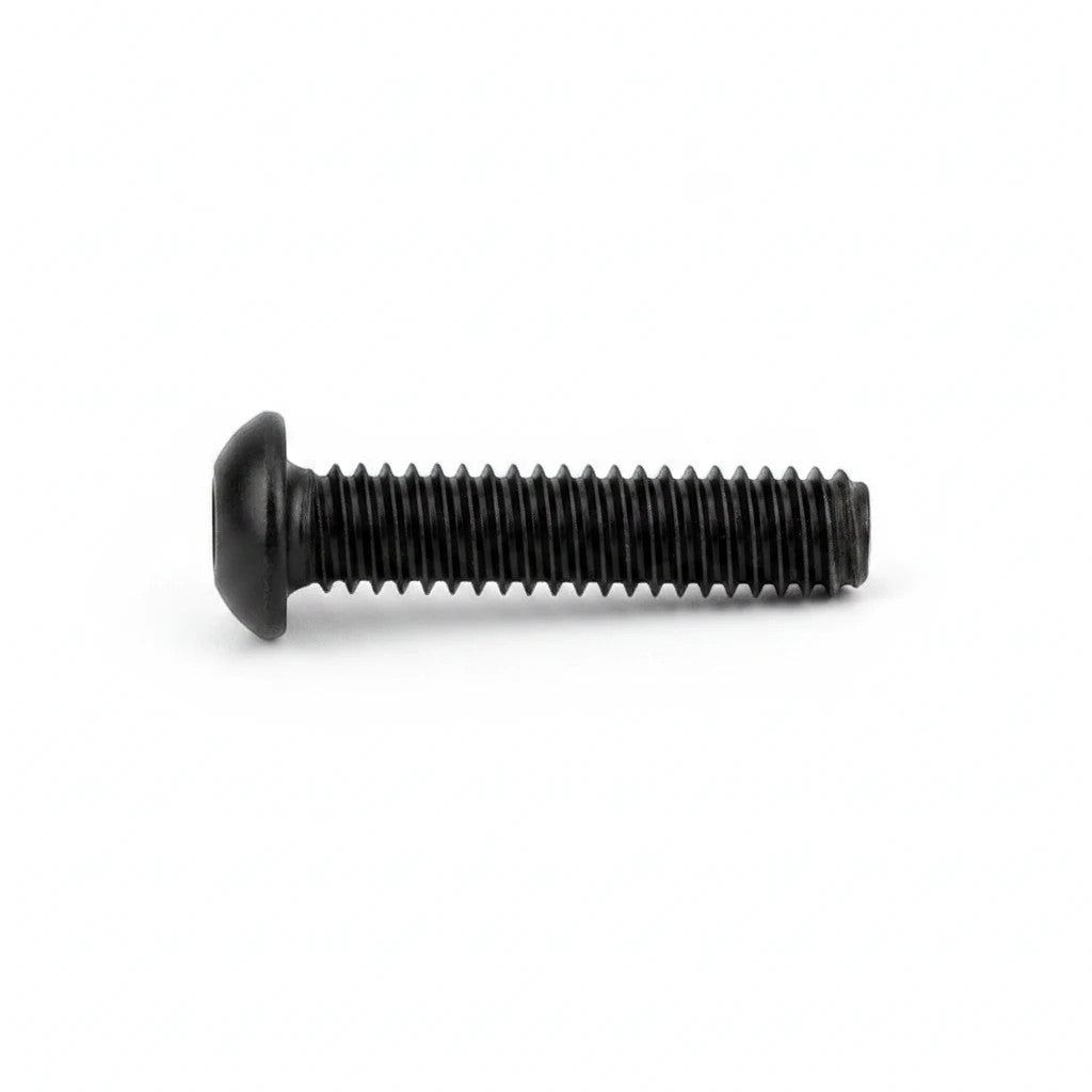 DIY AUTOMATIONS M4x6mm black oxide button head socket cap screw with hex drive for secure fastening