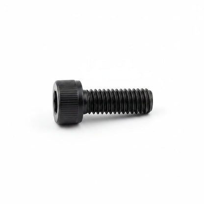 DIY AUTOMATIONS M5x10 black oxide alloy steel socket head cap screw with hex drive for mechanical assemblies.