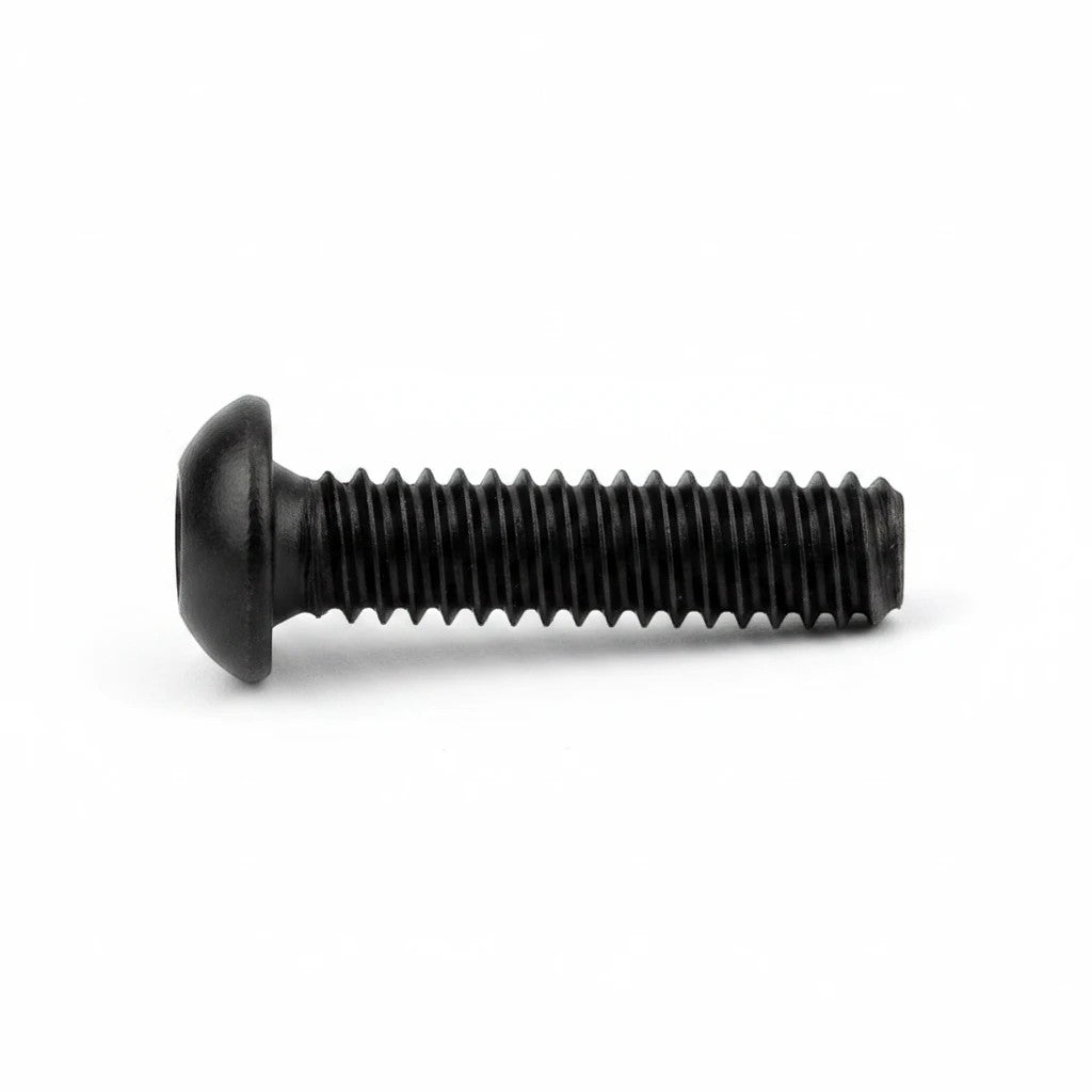 DIY AUTOMATIONS M5x12mm black alloy steel button head socket cap screw with hexagonal drive for secure assembly
