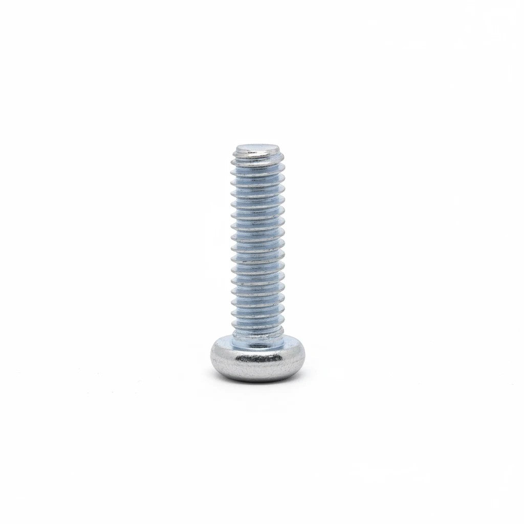 DIY AUTOMATIONS M5x15 Phillips machine screw with a durable zinc-nickel plated finish for corrosion resistance.