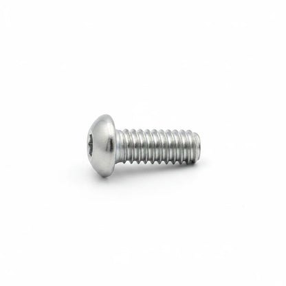 DIY AUTOMATIONS M5x18 silver stainless steel button head socket cap screw with a hexagonal drive