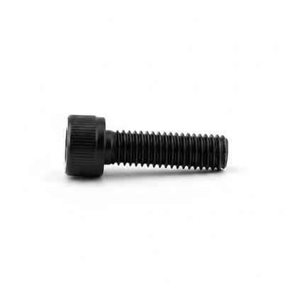 DIY AUTOMATIONS M5x20 black socket head screw with a cylindrical head and threaded shaft on a white background