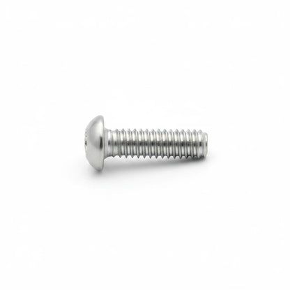 DIY AUTOMATIONS M5x20mm silver stainless steel button head machine screw with hexagonal socket drive