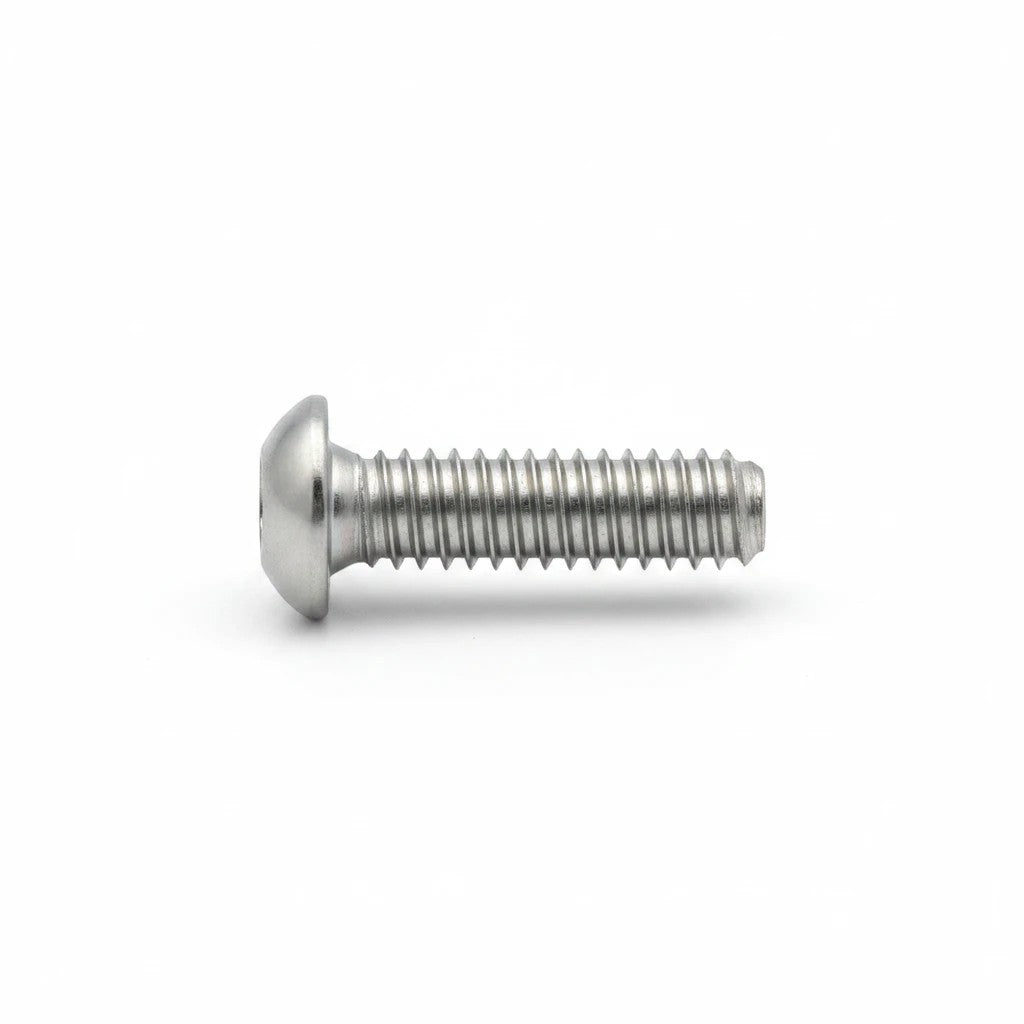 DIY AUTOMATIONS silver M5x25mm stainless steel button head socket cap screw for machinery and electronics