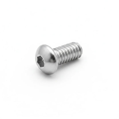 DIY AUTOMATIONS silver stainless steel M5x30mm button head socket cap screw with a hexagonal drive