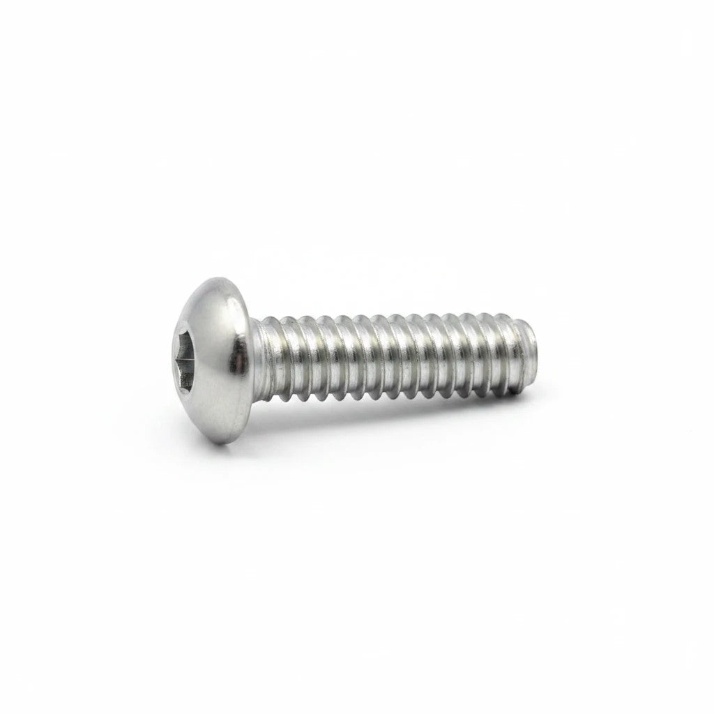 DIY AUTOMATIONS M5x40mm stainless steel button head socket cap screw with a silver finish