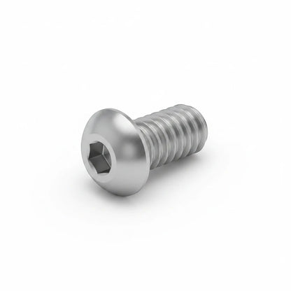 DIY AUTOMATIONS M5x40mm stainless steel button head socket cap screw with a silver finish for secure fastening.
