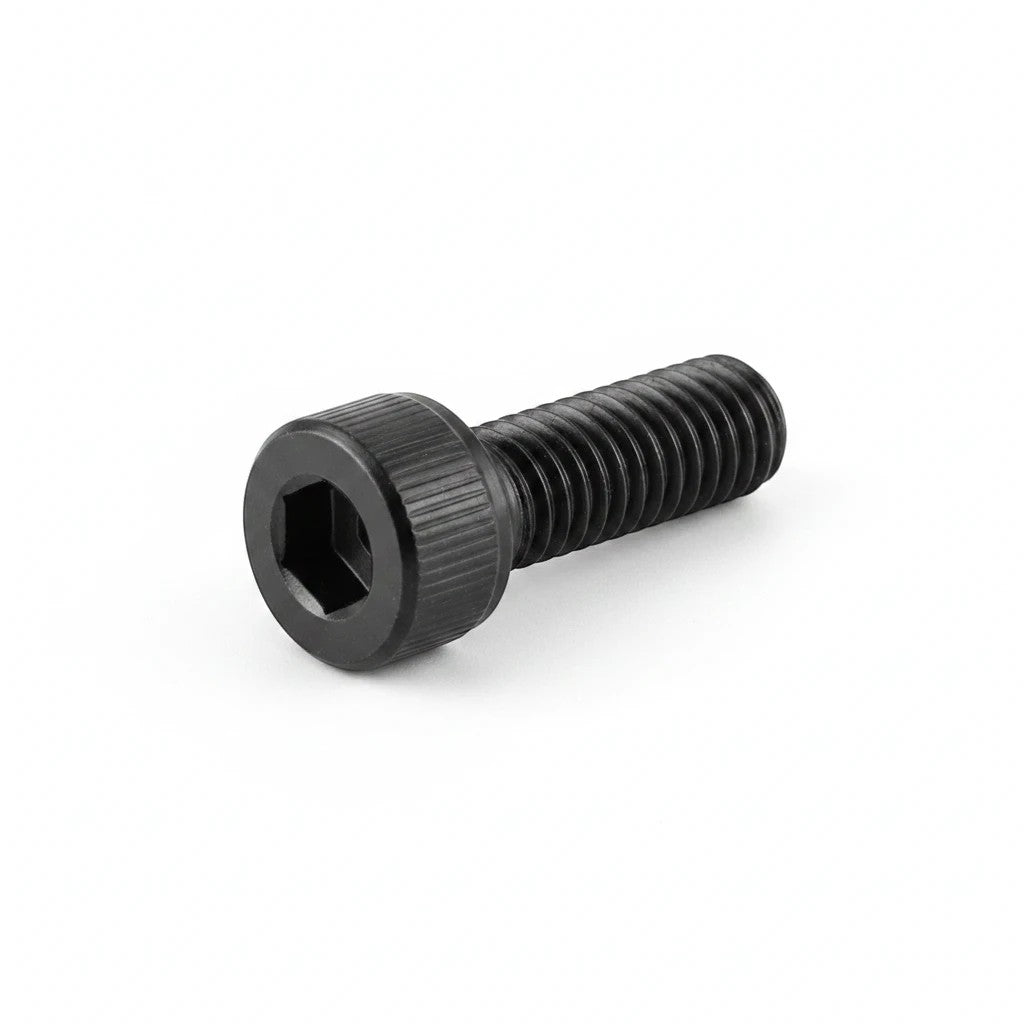 DIY AUTOMATIONS M6x12 black oxide alloy steel socket head cap screw with knurled head and hex drive