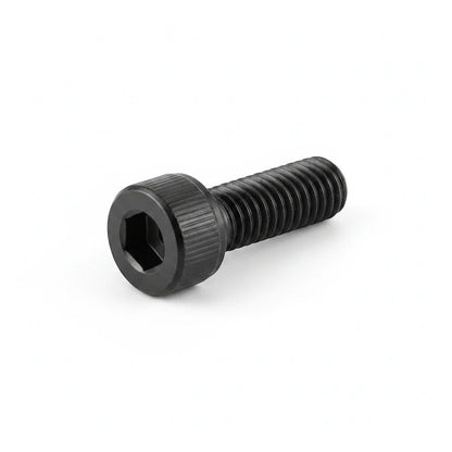 DIY AUTOMATIONS M6x12 black oxide alloy steel socket head cap screw with knurled head and hex drive