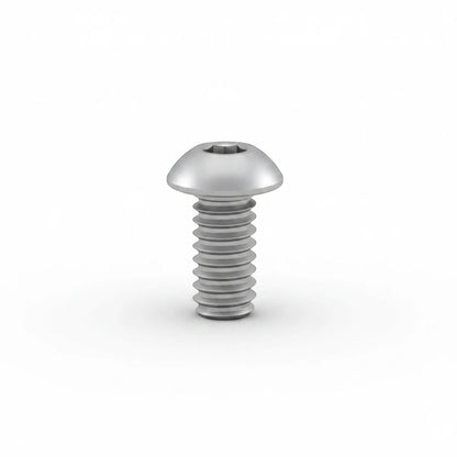DIY AUTOMATIONS silver M6x12 stainless steel button head socket cap screw with hexagonal drive