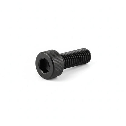 DIY AUTOMATIONS black M6x15 socket head screw with a knurled cylindrical head for industrial fastening applications.