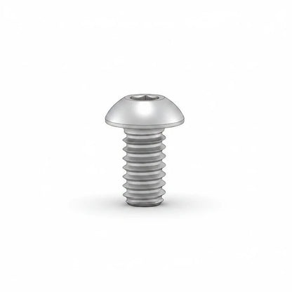 DIY AUTOMATIONS M6x16mm stainless steel button head socket cap screw with a hexagonal drive in silver finish.