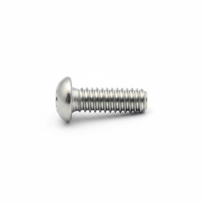 DIY AUTOMATIONS M6x18mm stainless steel button head socket cap screw with a silver finish for secure fastening.