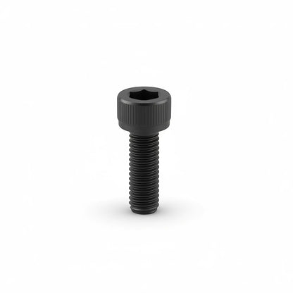 DIY AUTOMATIONS M8x10 black alloy steel socket head cap screw with a hex drive for high-torque mechanical fastening.