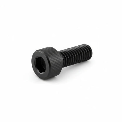 DIY AUTOMATIONS M8x12 black alloy steel socket head cap screw with hex drive for industrial mechanical assemblies