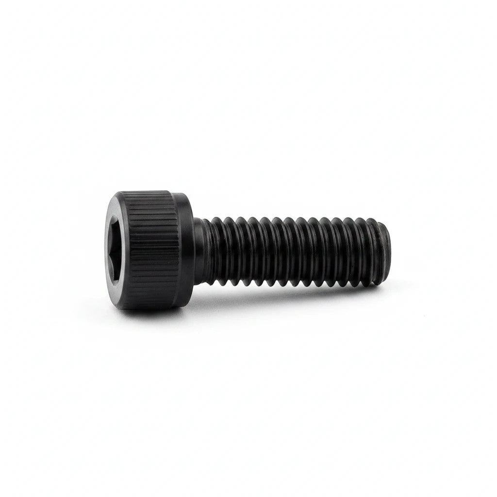 DIY AUTOMATIONS M8x20 black oxide alloy steel socket head cap screw with hex drive for industrial machinery.