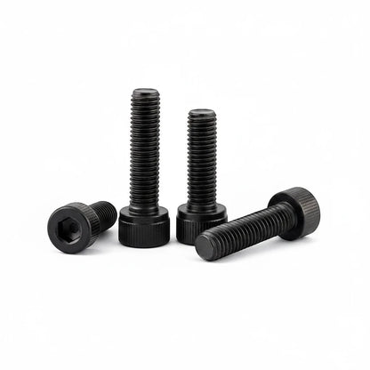 DIY AUTOMATIONS black M8x30 socket head screws with hexagonal drive for industrial fastening applications