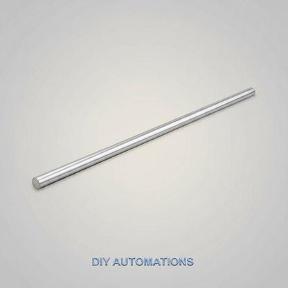 DIY Automations 12x1000mm silver metal rod for automation projects, robotics, and machinery.