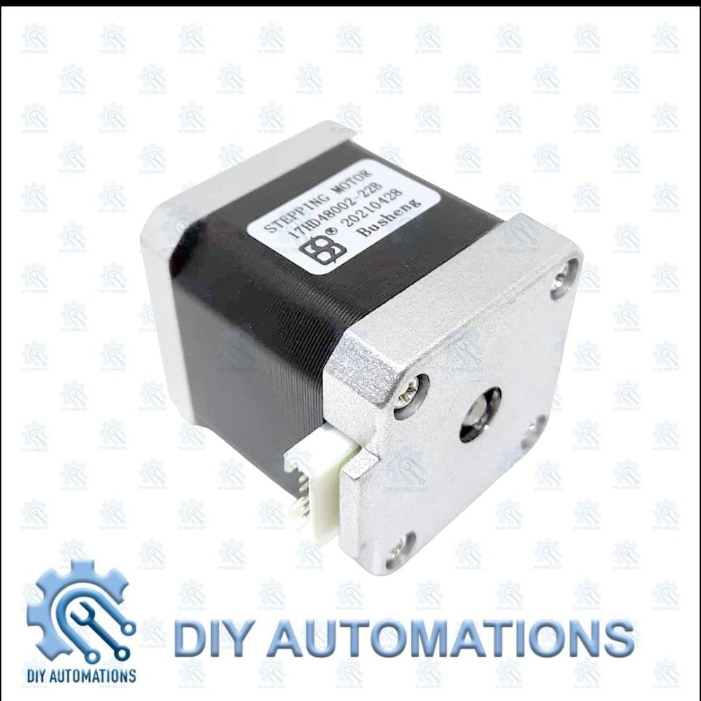 DIY AUTOMATIONS Nema 17 stepper motor with aluminum alloy casing and wiring harness for 3D printers and CNC machines