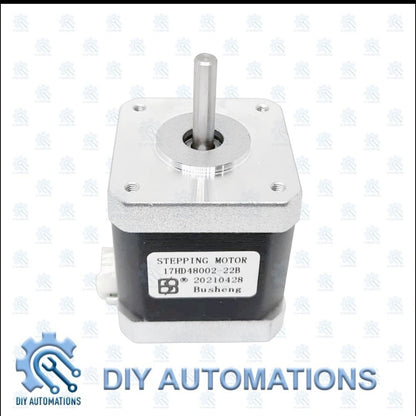 DIY AUTOMATIONS Nema 17 stepper motor with aluminum casing and wiring harness for 3D printers and CNC machines