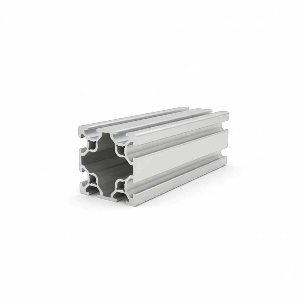 DIY AUTOMATIONS T-4040D silver aluminum extrusion profile with T-slot design for industrial and DIY construction