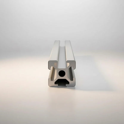 DIY AUTOMATIONS silver T-2020 aluminum extrusion profile with T-slot design for industrial and DIY framing projects.