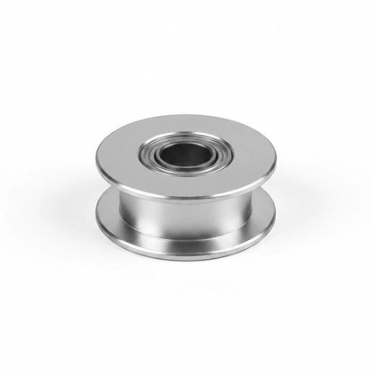 DIY AUTOMATIONS silver aluminum 20T idler pulley wheel with integrated bearing for 6mm GT2 timing belts