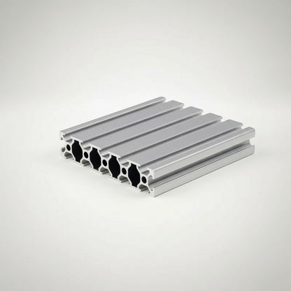 DIY AUTOMATIONSH 1000mm silver aluminum extrusion profile with T-slot design for construction and automation projects.