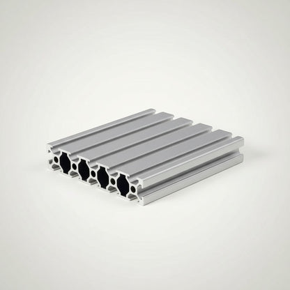 DIY AUTOMATIONSH 1000mm silver aluminum extrusion profile with T-slot design for construction and automation projects.