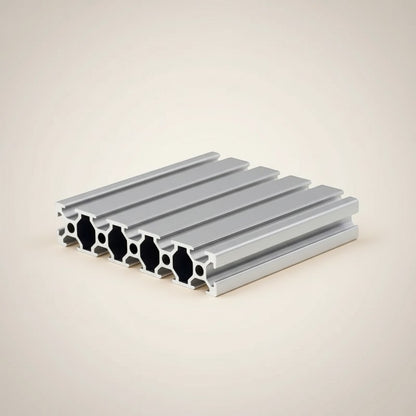 DIY AUTOMATIONSH T-20100 silver aluminum extrusion profile with T-slot design, 1000mm length.