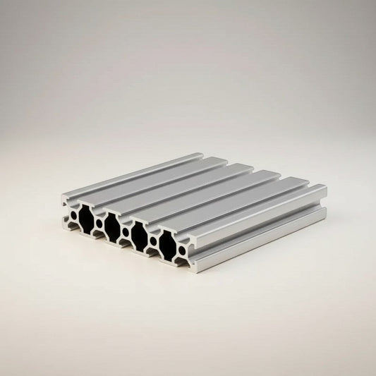 DIY AUTOMATION 2020 aluminum extrusion profile with T-slot design, silver.