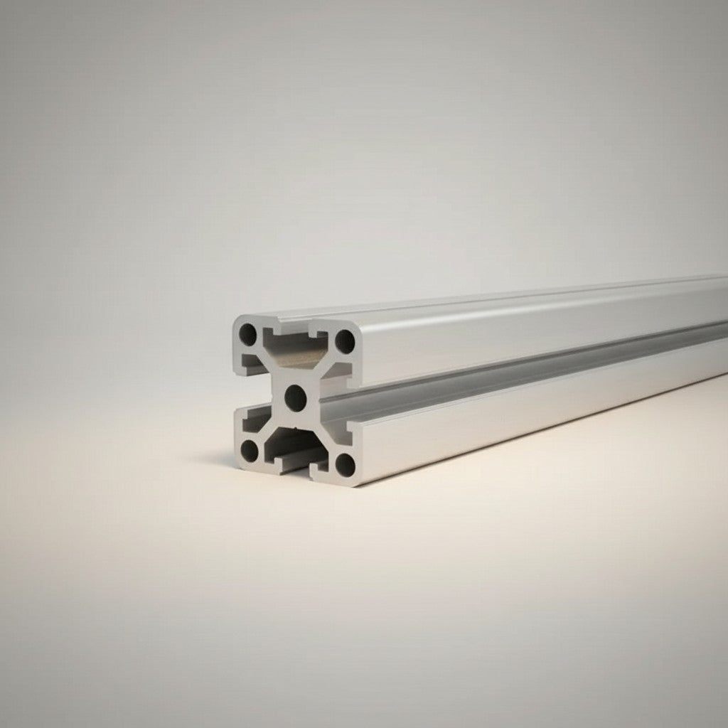 DIY AUTOMATION silver aluminium T-slot profile extrusion, 40x40mm, 3000mm length