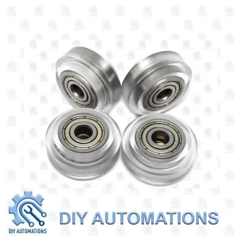 DIY Automations Big White wheel kit with bearings for V-Slot systems, 4 pcs.