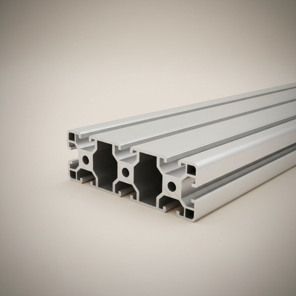 DIY AUTOMATIONSH T-40120 silver aluminium T-slot profile extrusion, 2000mm length