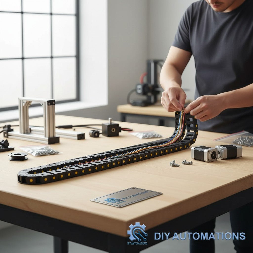 Drag Chain 25x38 Flexible Cable Drag Chain - DIY AUTOMATIONS