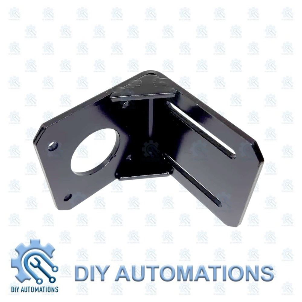 Stepper Stand L-Type Nema 17 (BLACK)  Corner Mounting Bracket For Automation Projects
