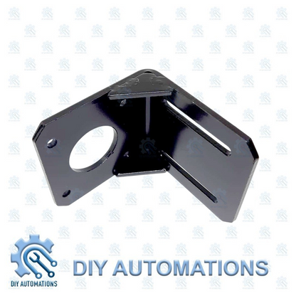 Stepper Stand L-Type Nema 17 (BLACK)  Corner Mounting Bracket For Automation Projects