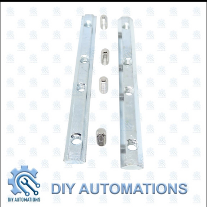 Connector Rod 40xM6 (SILVER)  Aluminum Extrusion Mounting Bracket