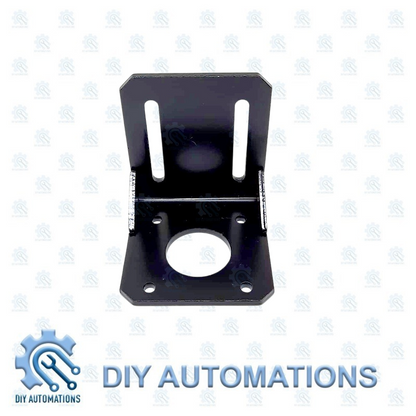Stepper Stand L-Type Nema 17 (BLACK)  Corner Mounting Bracket For Automation Projects