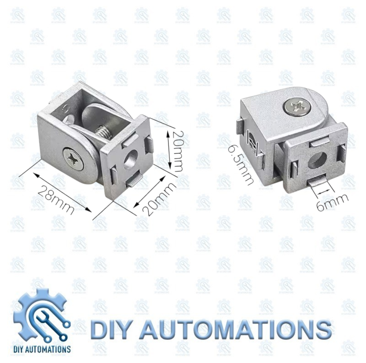 Corner Moveable 20x20 (SILVER) Adjustable Angle Bracket Connector