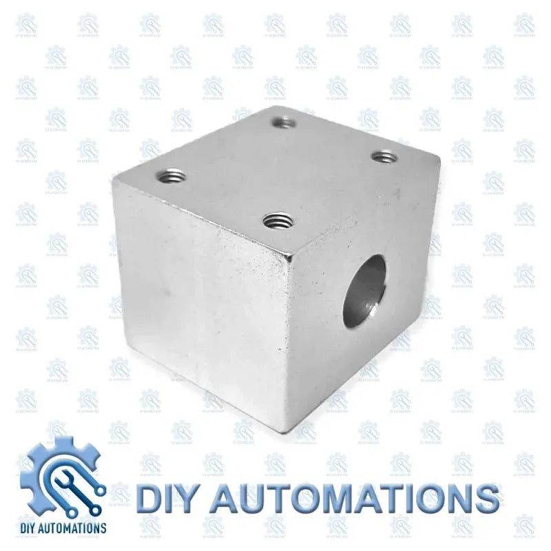 Nut Support G (Silver) Aluminum Cube Mount With Multiple Mounting Options
