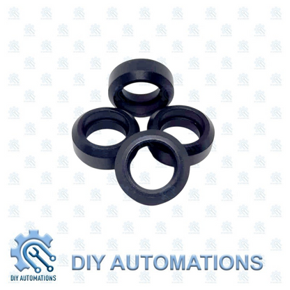 Wheel Solid V  Rubber Grommet Seal Washer