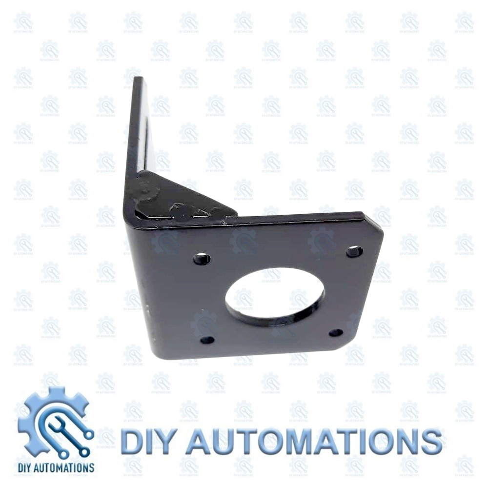 Stepper Stand L-Type Nema 17 (BLACK)  Corner Mounting Bracket For Automation Projects