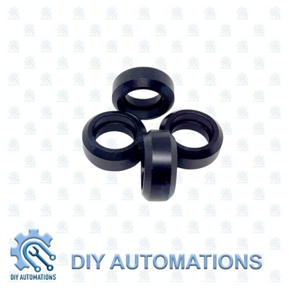 Wheel Solid V  Rubber Grommet Seal Washer